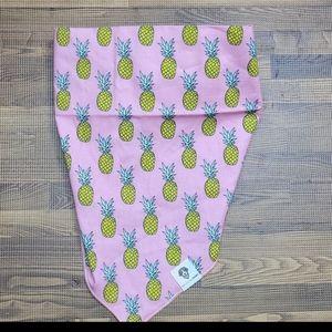 The Social Dog Pink Pinapple Print Bandana